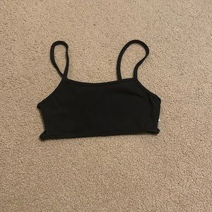 shein black crop top